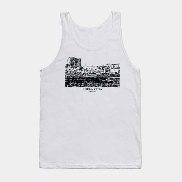 Chula Vista - California Tank Top by Lakeric